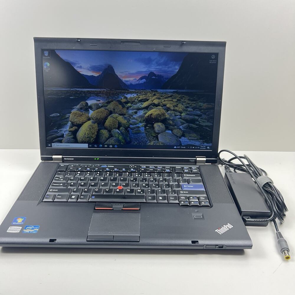 Lenovo ThinkPad T520 Intel i7-2640M 8GB 320GB HDD Win 10 w/ Charger|ELP80, READ